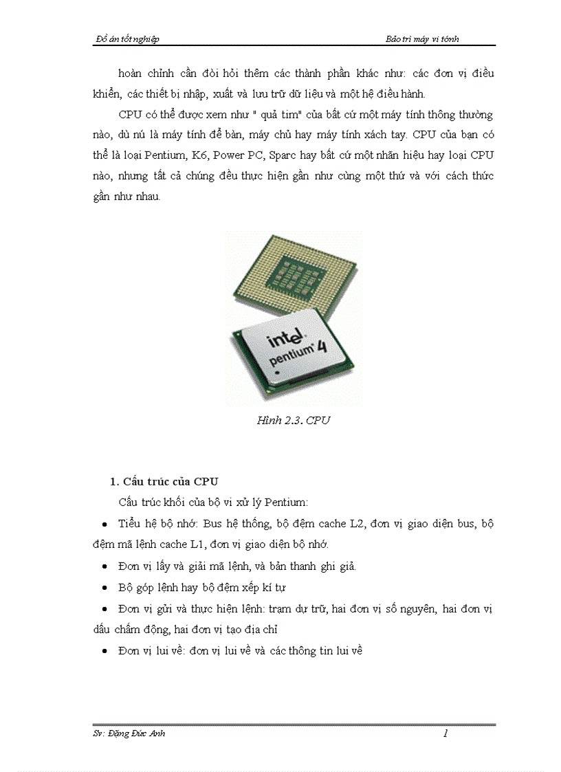 image for page Bảo trì máy vi tính Bảo trì máy vi tính