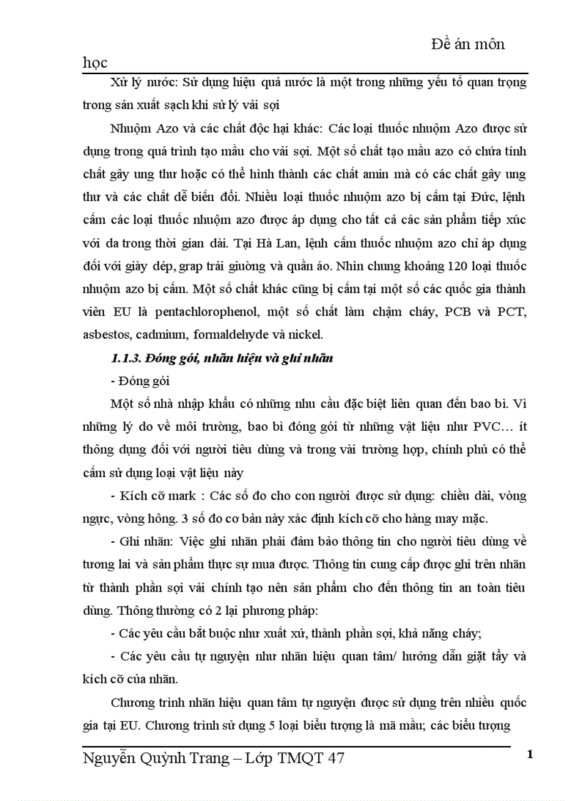 image for page Thị trường EU và khả năng xuất khẩu hàng may mặc của Việt Nam vào thị trường EU 1