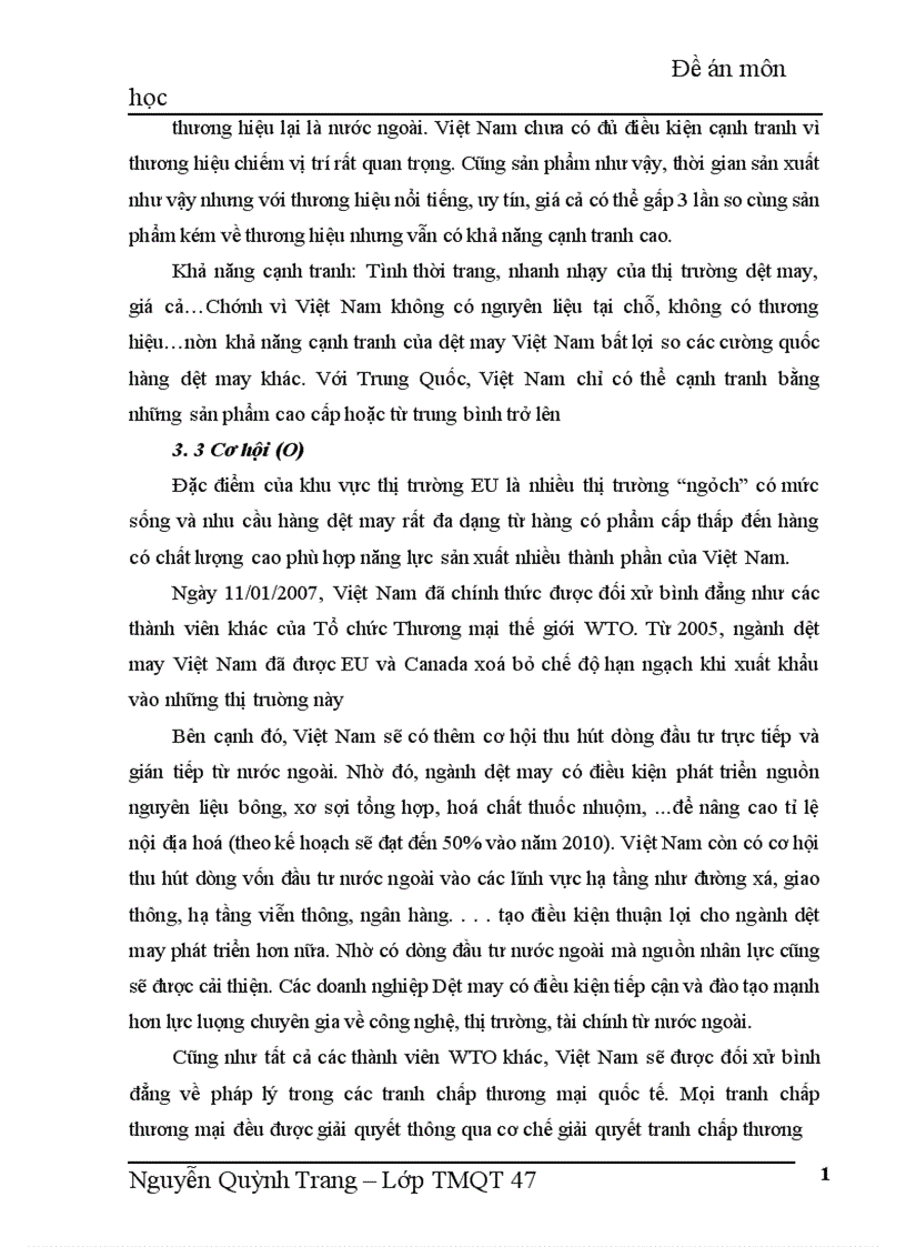 image for page Thị trường EU và khả năng xuất khẩu hàng may mặc của Việt Nam vào thị trường EU 1