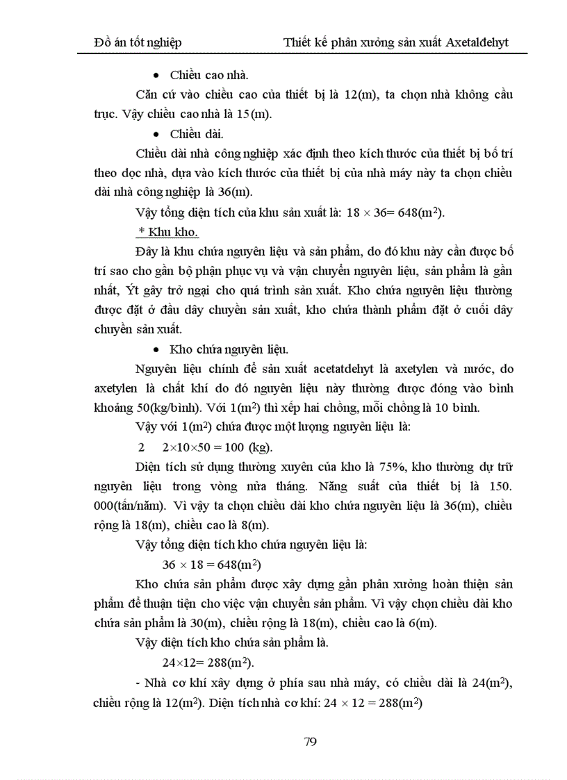 image for page Thiết kế phân xưởng sản xuất Axetaldehyt