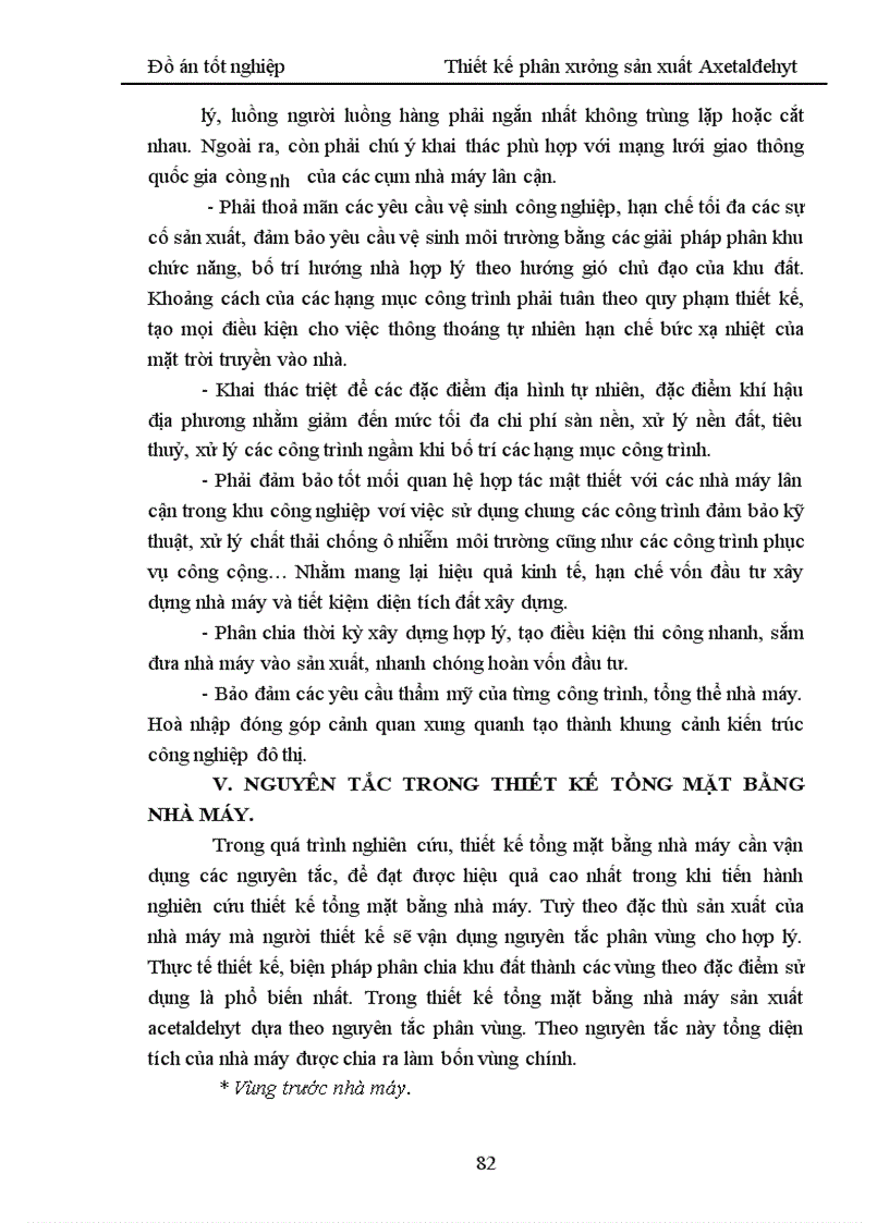 image for page Thiết kế phân xưởng sản xuất Axetaldehyt