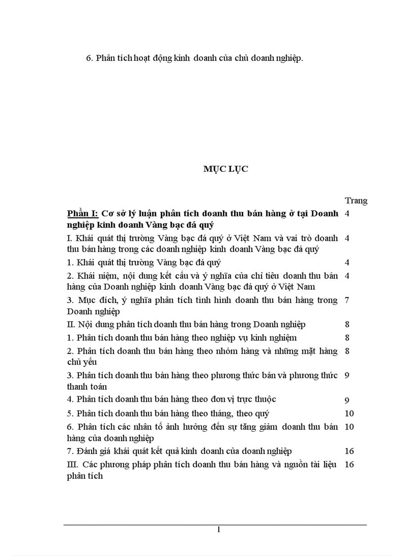 image for page Phân tích tình hình doanh thu bán hàng và các biện pháp không ngừng tăng doanh thu bán hàng ở Công ty Vàng Bạc Đá Quý Hà Nội