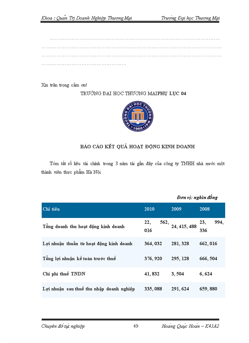 image for page Phân tích TOWS chiến lược phát triển thị trường của công ty TNHH nhà nước một thành viên thực phẩm Hà Nội