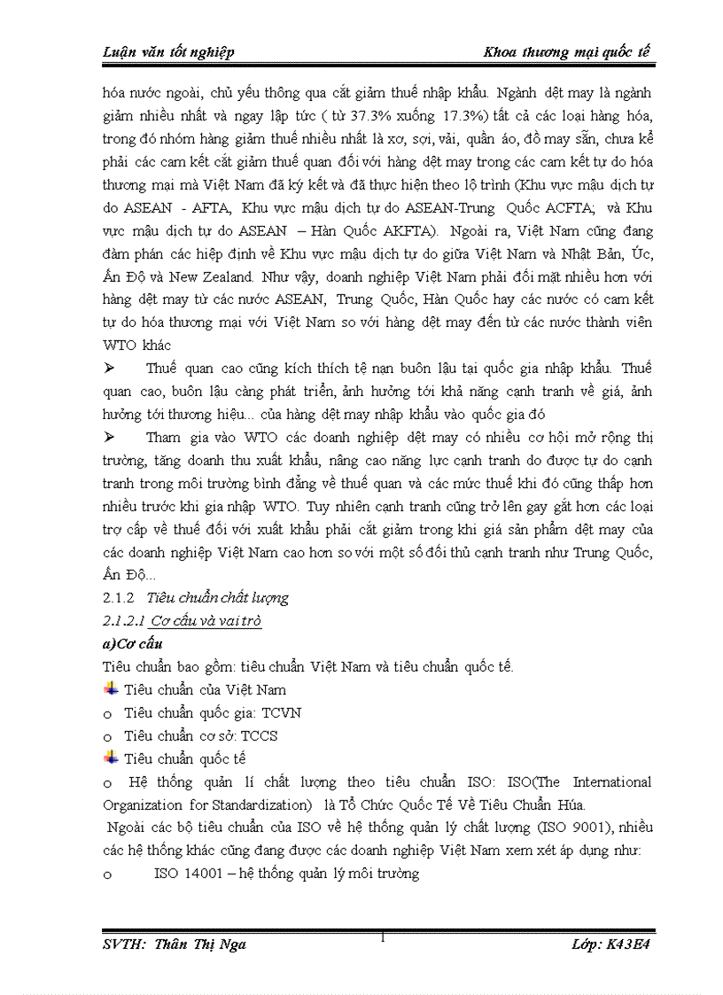 image for page Giải pháp hạn chế ảnh hưởng của thay đổi thuế quan và tiêu chuẩn chất lượng hàng nhập đối với nhập khẩu nguyên liệu của Tổng công ty May 10