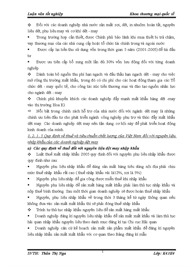 image for page Giải pháp hạn chế ảnh hưởng của thay đổi thuế quan và tiêu chuẩn chất lượng hàng nhập đối với nhập khẩu nguyên liệu của Tổng công ty May 10