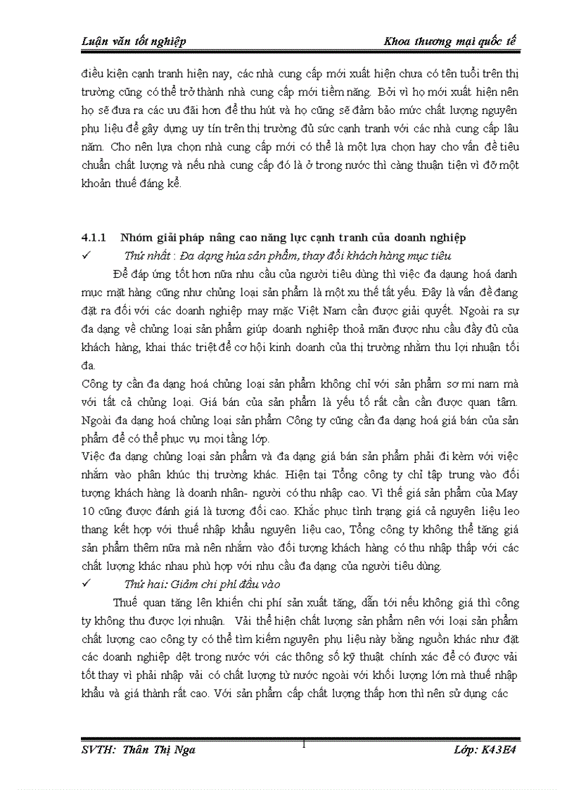 image for page Giải pháp hạn chế ảnh hưởng của thay đổi thuế quan và tiêu chuẩn chất lượng hàng nhập đối với nhập khẩu nguyên liệu của Tổng công ty May 10