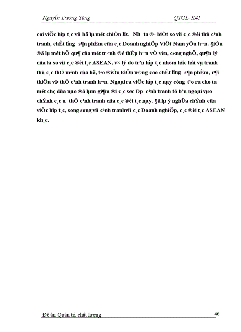 image for page Chất lượng sản phẩm và vai trò của chất lượng sản phẩm trong hội nhập kinh tế khu vực và thế giới 1