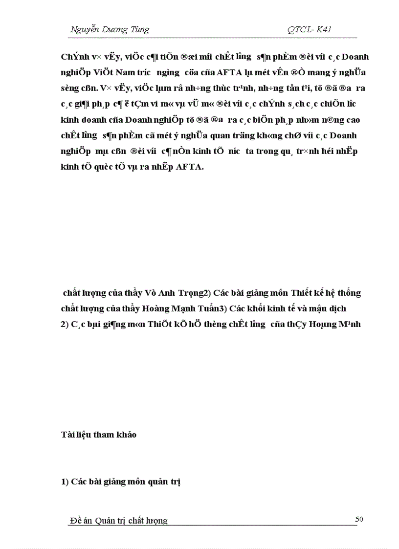 image for page Chất lượng sản phẩm và vai trò của chất lượng sản phẩm trong hội nhập kinh tế khu vực và thế giới 1