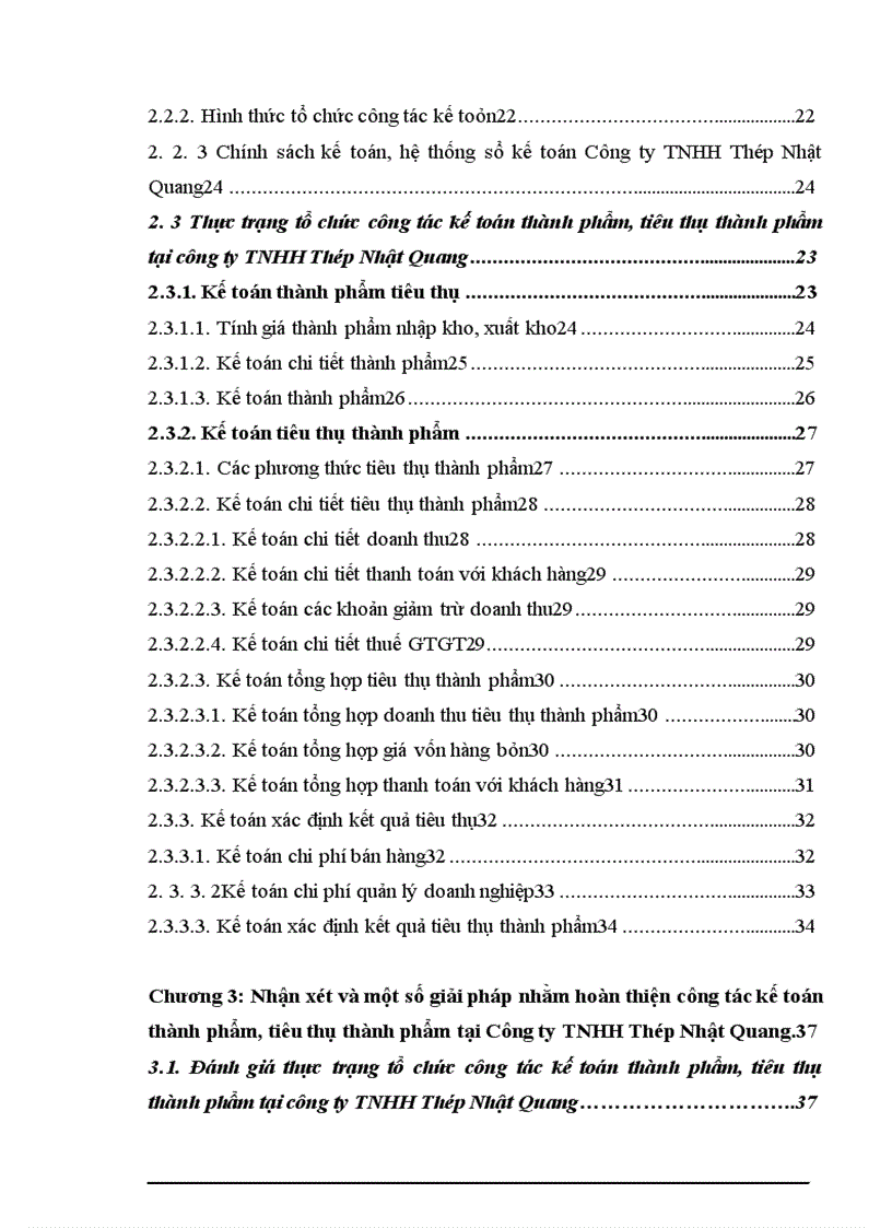 image for page Hoàn thiện kế toán thành phẩm và tiêu thụ thành phẩm tại Công ty TNHH Thép Nhật Quang 1