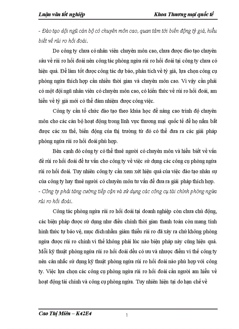 image for page Phòng ngừa rủi ro hối đoái trong hoạt động nhập khẩu Dược phẩm tại công ty TNHH EVD Dược phẩm và Y tế