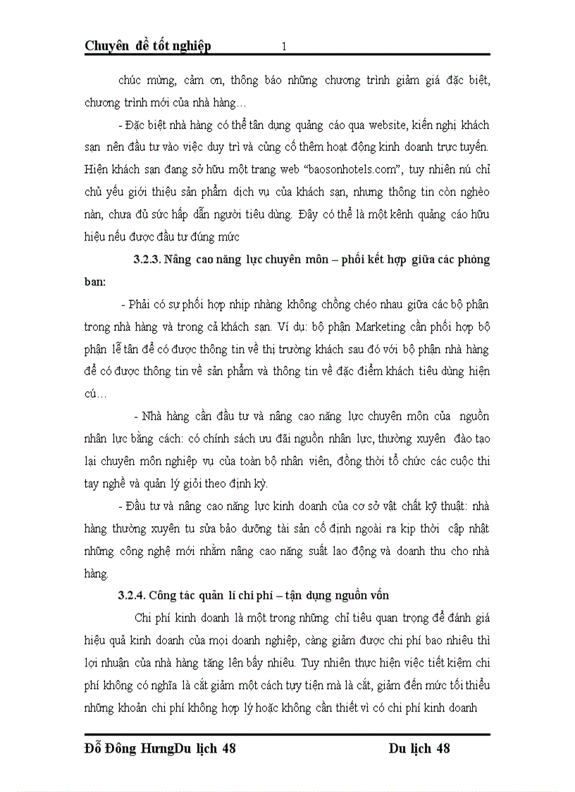 image for page Thực trạng và giải pháp nâng cao hiệu quả kinh doanh ăn uống của nhà hàng Á tại khách sạn Bảo Sơn