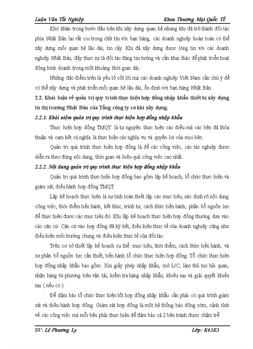 image for page Quản trị quy trình thực hiện hợp đồng nhập khẩu thiết bị xây dựng từ thị trường Nhật Bản của Tổng công ty cơ khí xây dựng