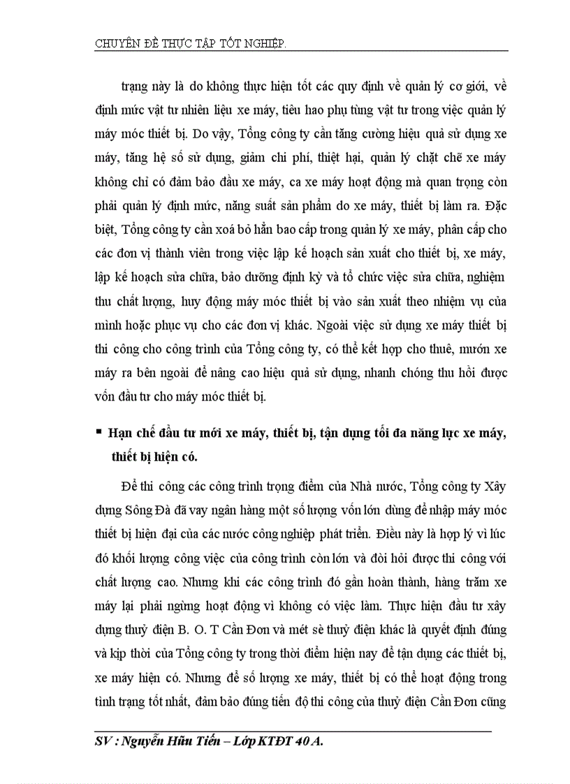 image for page Đầu tư phát triển theo hình thức B O T trong nước tại Tổng công ty xây dựng Sông Đà thực trạng và giải pháp