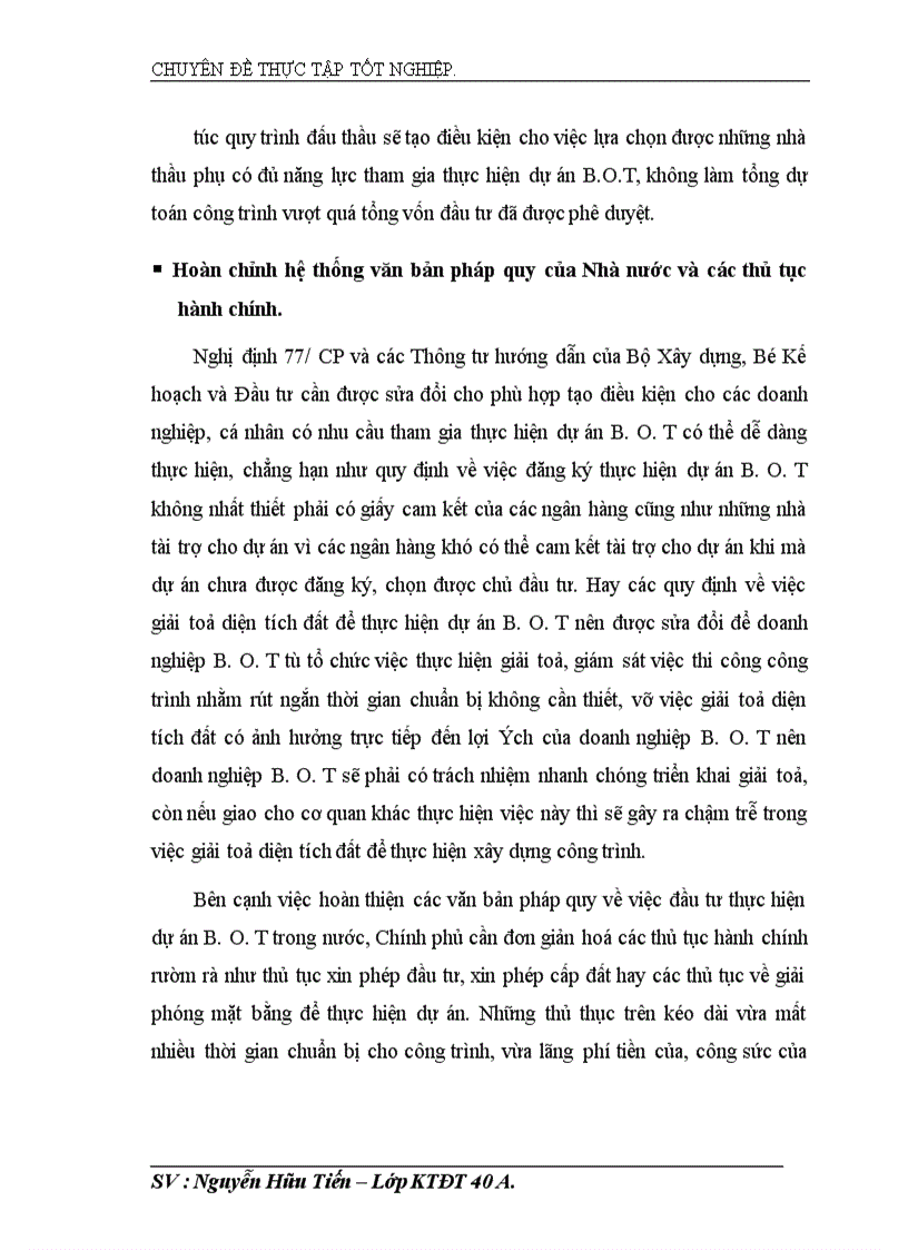 image for page Đầu tư phát triển theo hình thức B O T trong nước tại Tổng công ty xây dựng Sông Đà thực trạng và giải pháp