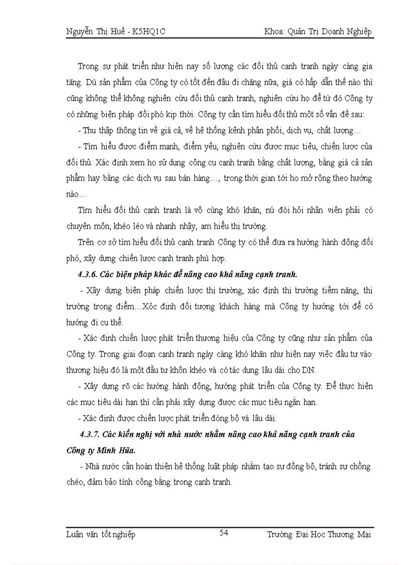 image for page Nâng cao khả năng cạnh tranh của Công ty TNHH Đầu Tư Thương Mại Minh Hòa 1