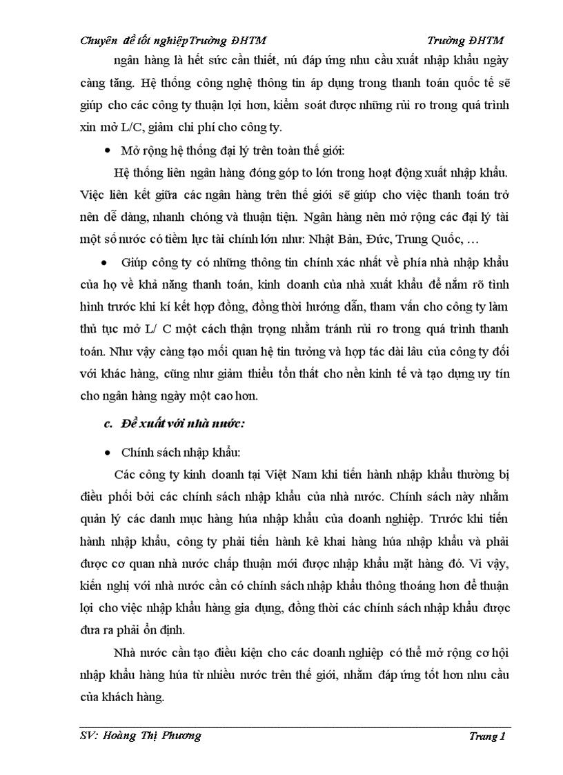 image for page Hạn chế rủi ro trong thanh toán quốc tế theo phương thức tín dụng chứng từ khi nhập khẩu hàng gia dụng từ thị trường Hàn Quốc tại công ty TNHH Vĩnh Ngọc 1