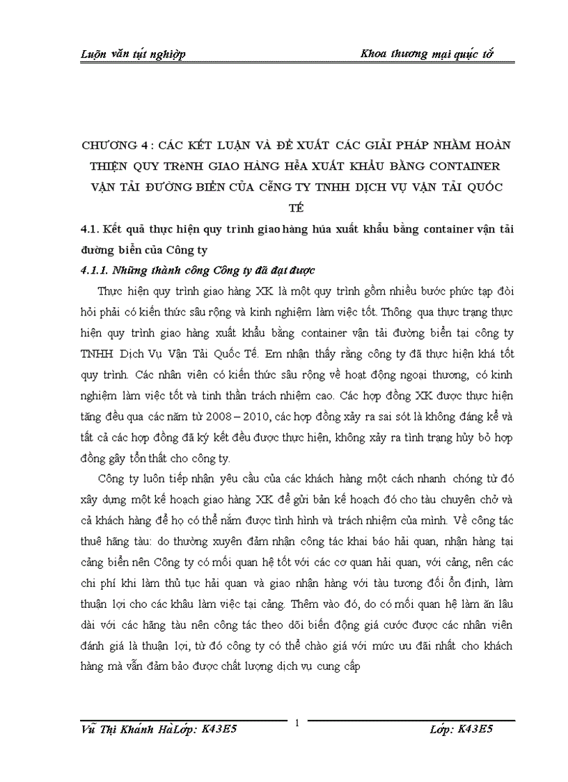 image for page Hoàn thiện quy trình giao hàng xuất khẩu bằng container vận tải đường biển