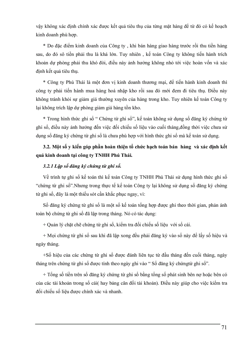 image for page Hoàn thiện kế toán bán hàng và xác định kết quả kinh doanh tại công ty TNHH Phú Thái 1