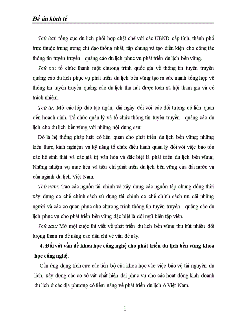 image for page Thực trạng phát triển du lịch bền vững ở Việt nam và những vấn đề liên quan