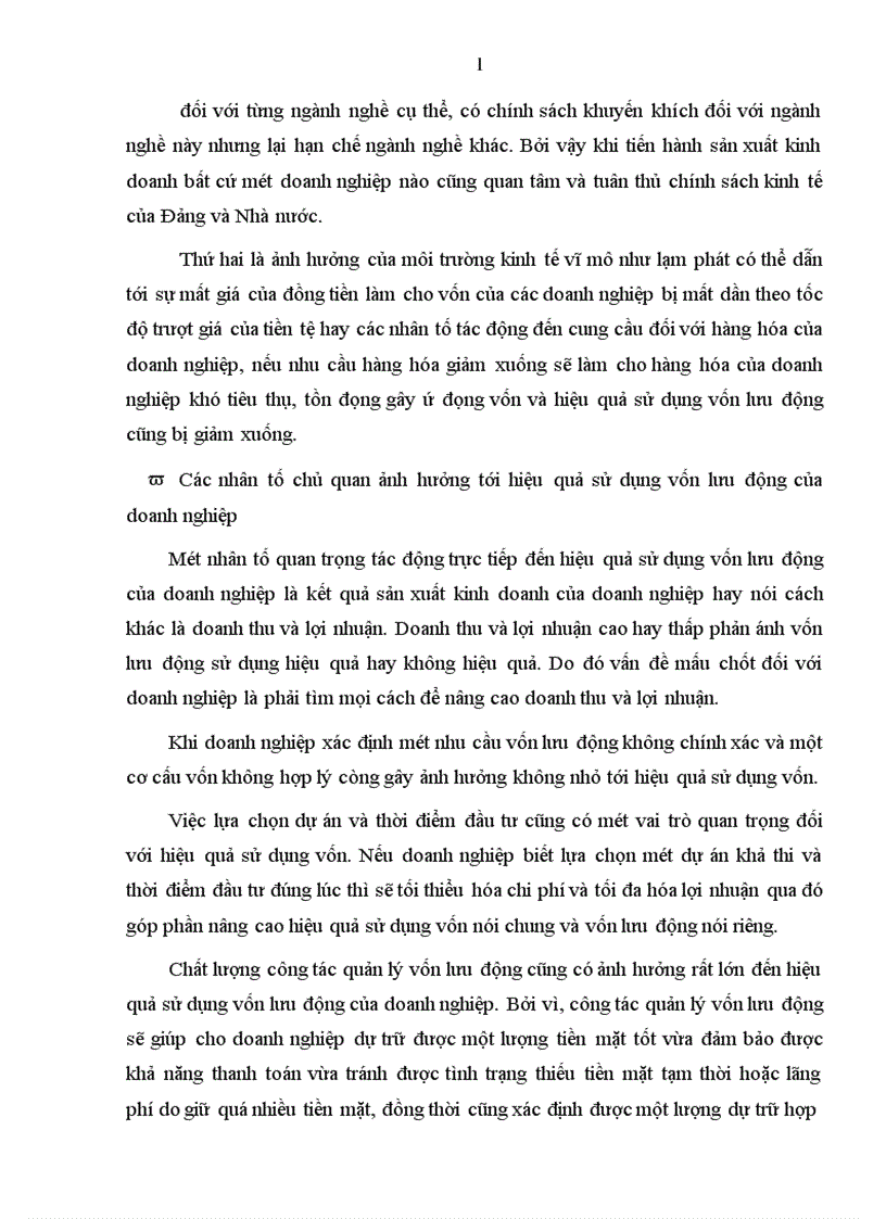 image for page Vốn lưu động và hiệu quả sử dụng vốn lưu động tại Công ty Cổ phần Thiết bị thương mại