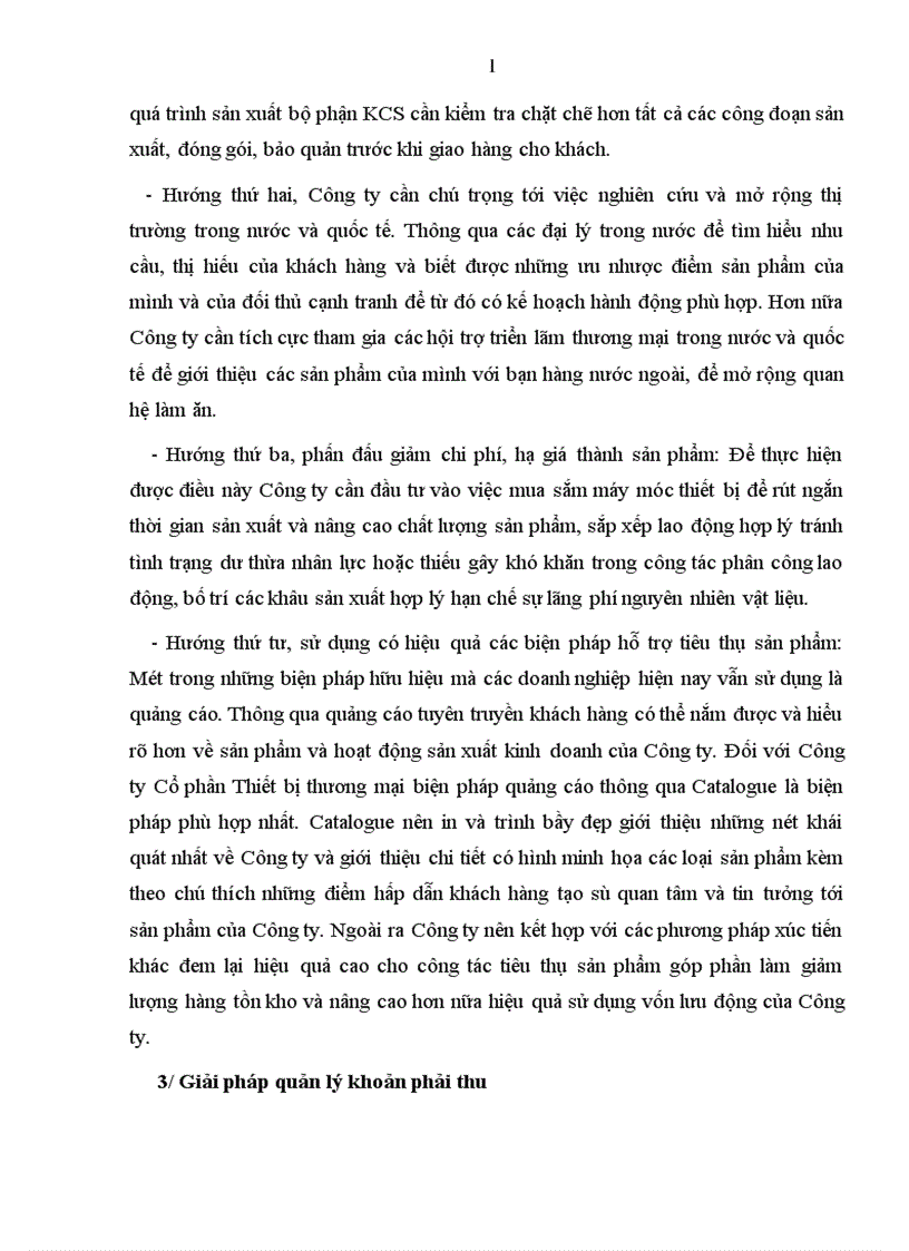 image for page Vốn lưu động và hiệu quả sử dụng vốn lưu động tại Công ty Cổ phần Thiết bị thương mại