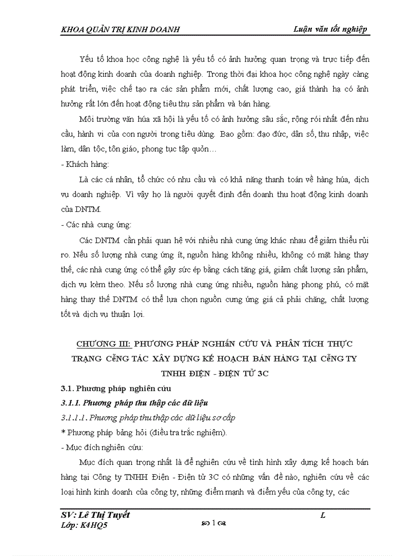 image for page Hoàn thiện công tác xây dựng kế hoạch bán hàng tại công ty TNHH Điện Điện tử 3C