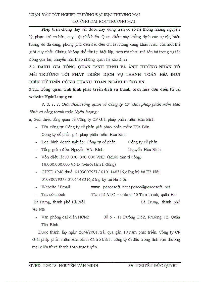 image for page Phát triển dịch vụ thanh toán hóa đơn điện tử trên cổng thanh toán NgânLượng vn của Công ty Cổ phần Giải pháp phần mềm Hòa Bình