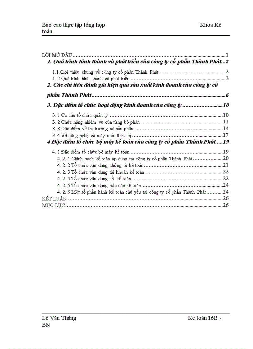 image for page Báo cáo thực tập tổng hợp Khoa Kế toán công ty cổ phần Thành Phát