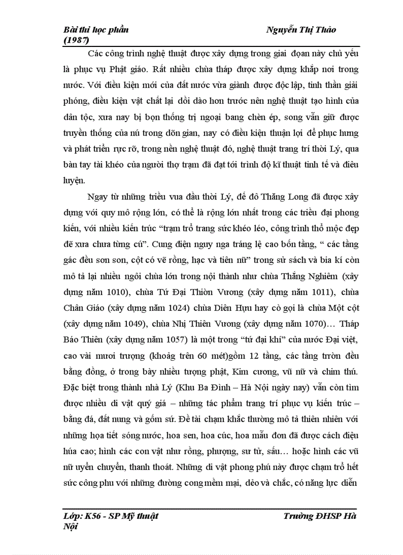 image for page Mỹ thuật thời Lý