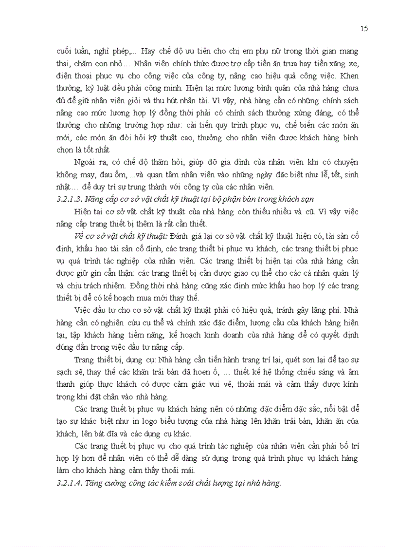 image for page Giải pháp nâng cao chất lượng phục vụ bàn tại nhà hàng Âu Khách sạn quốc tế Bảo Sơn