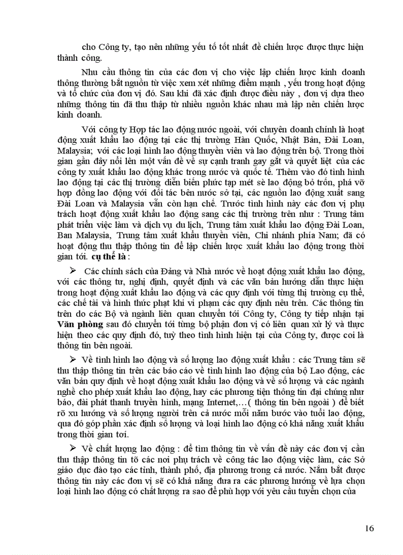 image for page Nhu cầu thông tin cho việc lập Chiến lược kinh doanh của doanh nghiệp 1