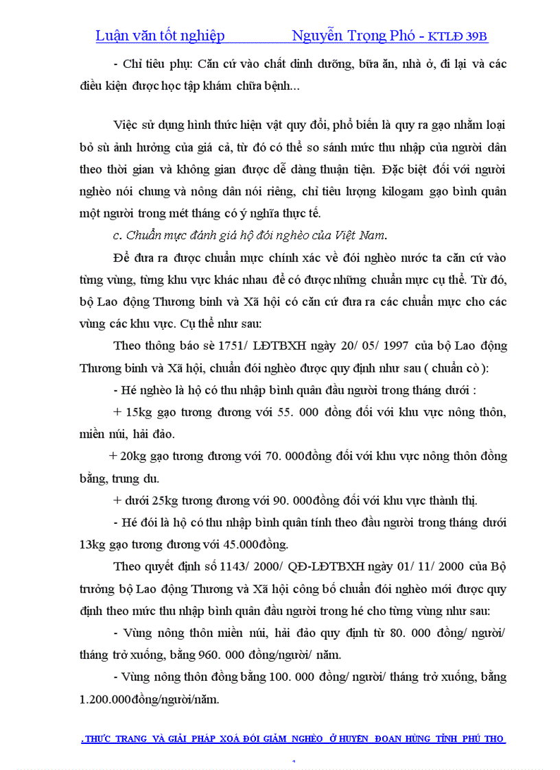 image for page Thực trạng và giải pháp xoá đói giảm nghèo ở huyện Đoan Hùng tỉnh Phú Thọ