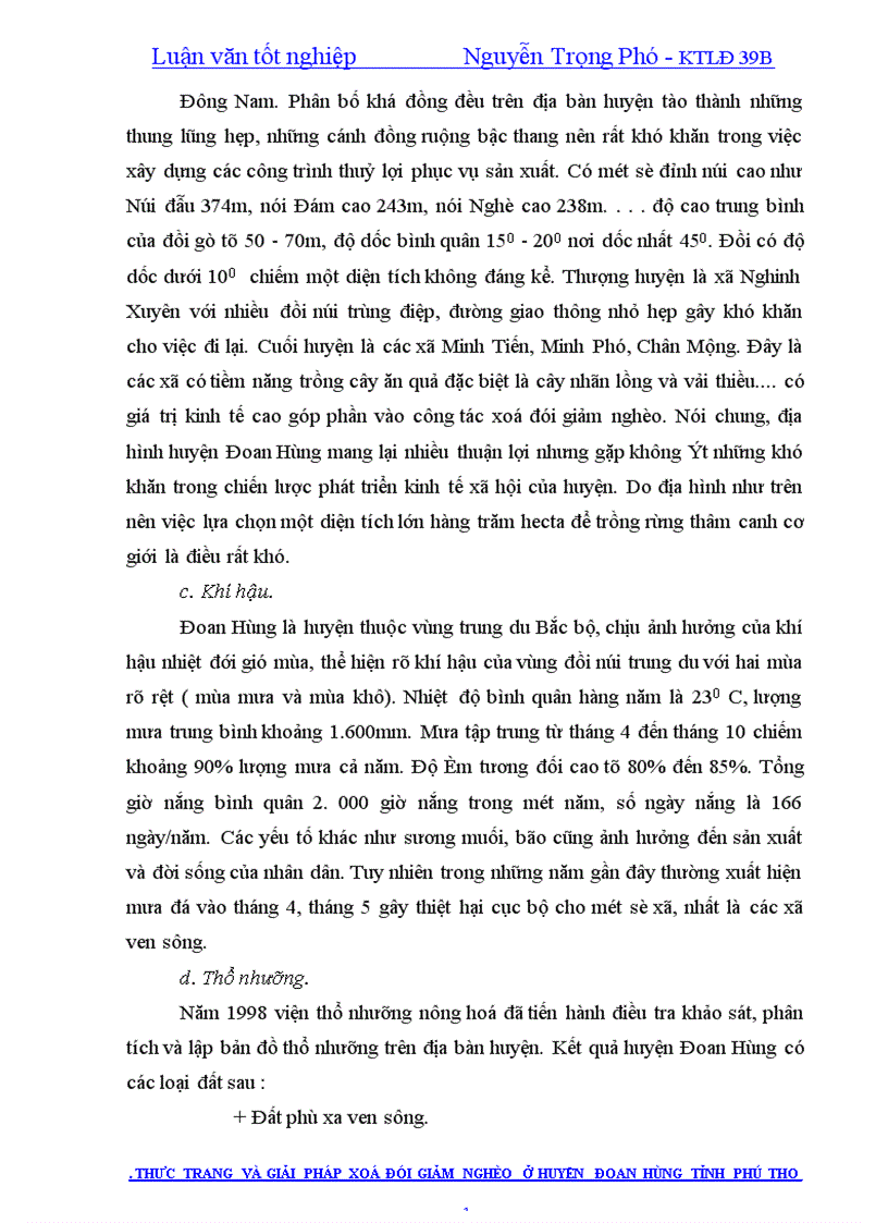 image for page Thực trạng và giải pháp xoá đói giảm nghèo ở huyện Đoan Hùng tỉnh Phú Thọ