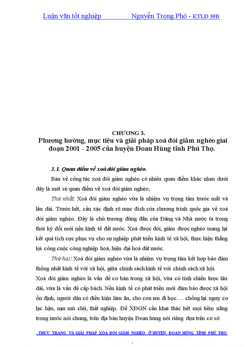 image for page Thực trạng và giải pháp xoá đói giảm nghèo ở huyện Đoan Hùng tỉnh Phú Thọ