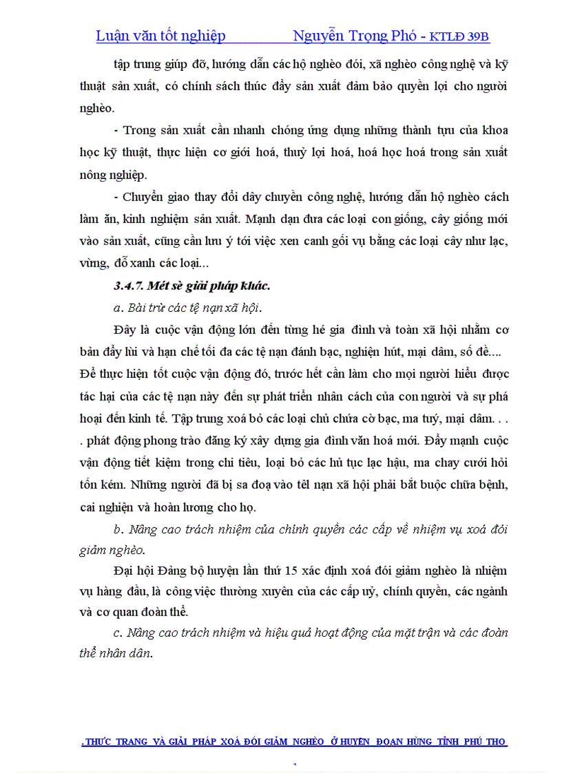 image for page Thực trạng và giải pháp xoá đói giảm nghèo ở huyện Đoan Hùng tỉnh Phú Thọ