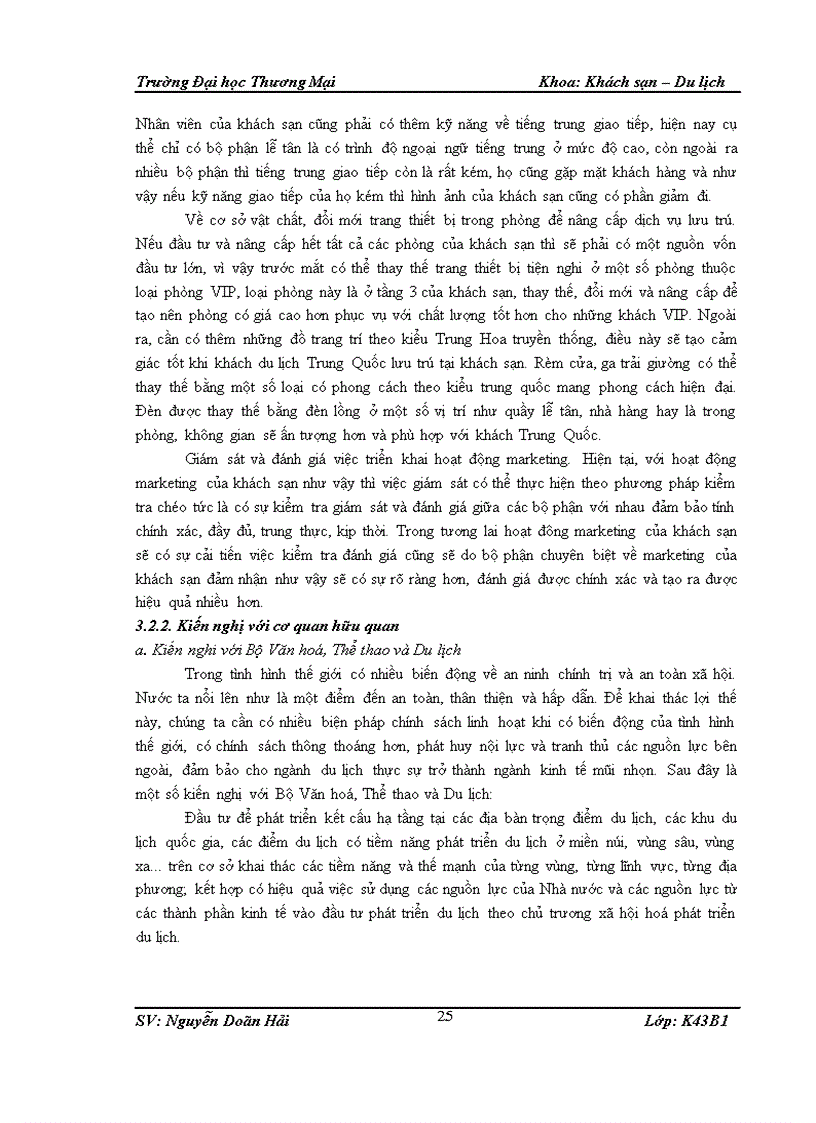 image for page Giải pháp nâng cao sức cạnh tranh marketing trên thị trường khách du lịch Trung Quốc của khách sạn Mường Thanh