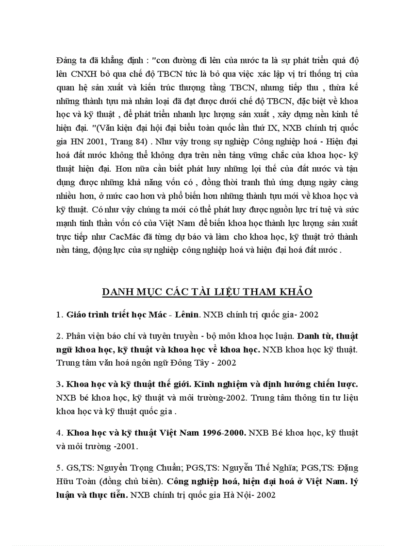 image for page Vai trò của khoa học và kỹ thuật trong sự phát triển lực lượng sản xuất