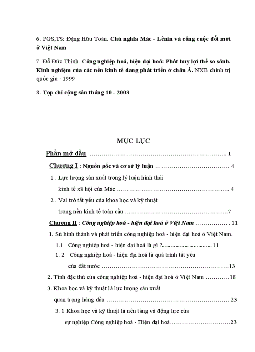 image for page Vai trò của khoa học và kỹ thuật trong sự phát triển lực lượng sản xuất