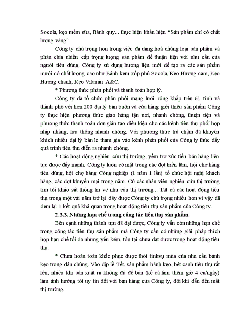 image for page Đẩy mạnh tiêu thụ sản phẩm tại Công ty bánh kẹo Hải Châu