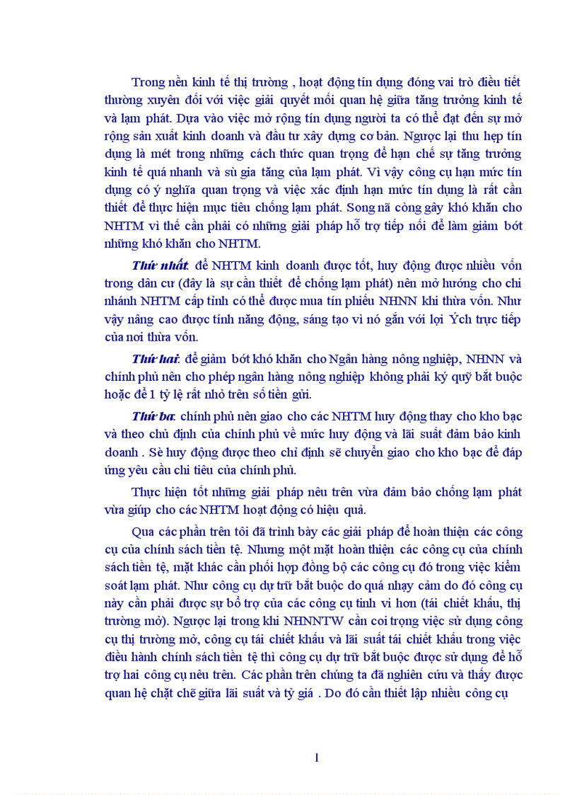 image for page Sử dụng chính sách tiền tệ nhằm kiểm soát lạm phát