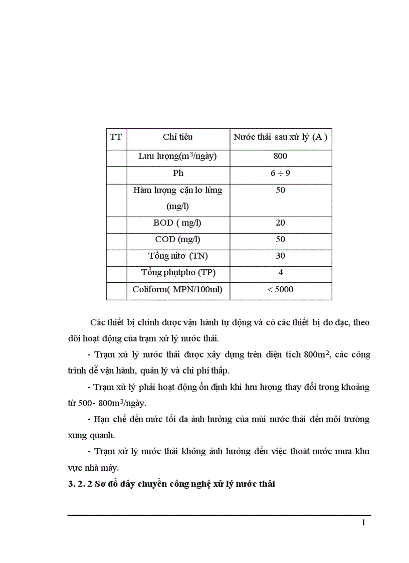image for page Tính toán thiết kế các bộ phận trong hệ thống xử lý sinh học