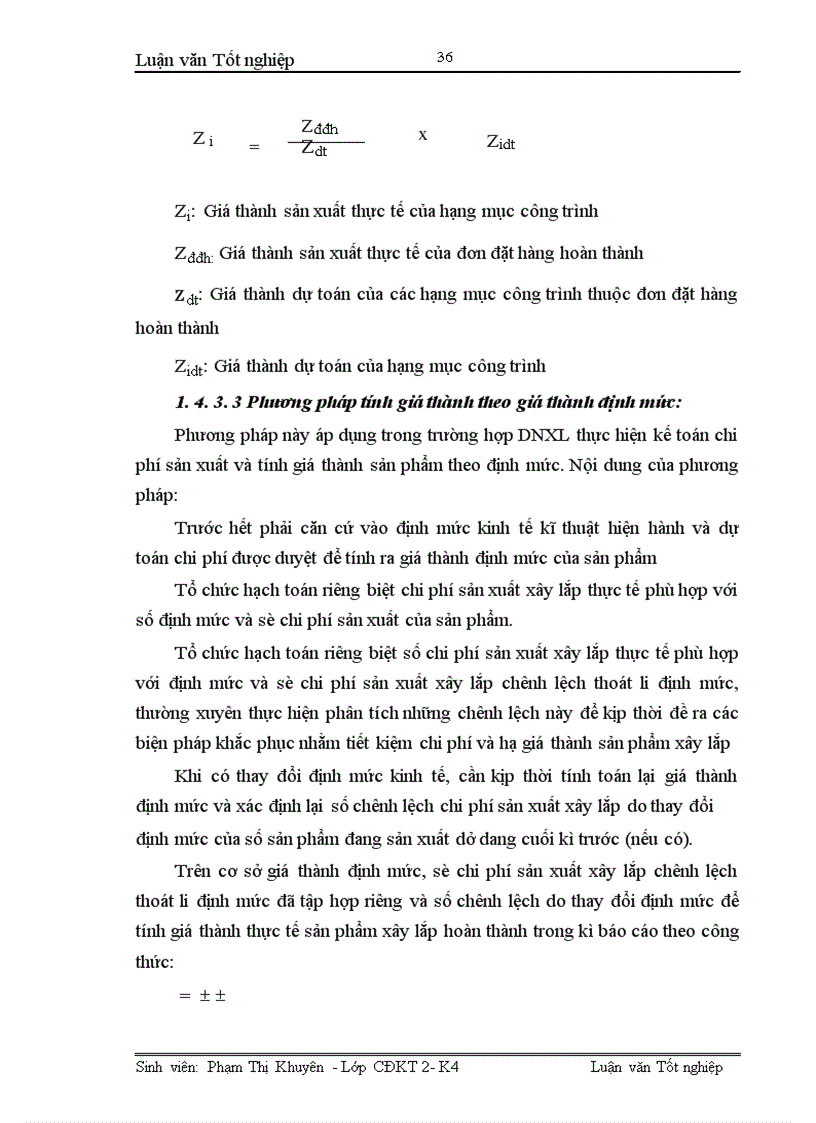 image for page Hoàn thiện công tác kế toán tập hợp chi phí sản xuất và tính giá thành sản phẩm xây lắp tại Xí nghiệp xây lắp H36 Công ty xây lắp hoá chất 1