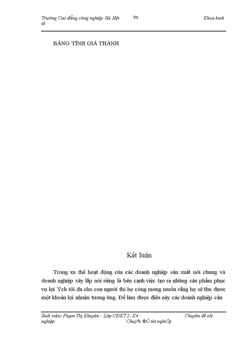 image for page Hoàn thiện công tác kế toán tập hợp chi phí sản xuất và tính giá thành sản phẩm xây lắp tại Xí nghiệp xây lắp H36 Công ty xây lắp hoá chất 1