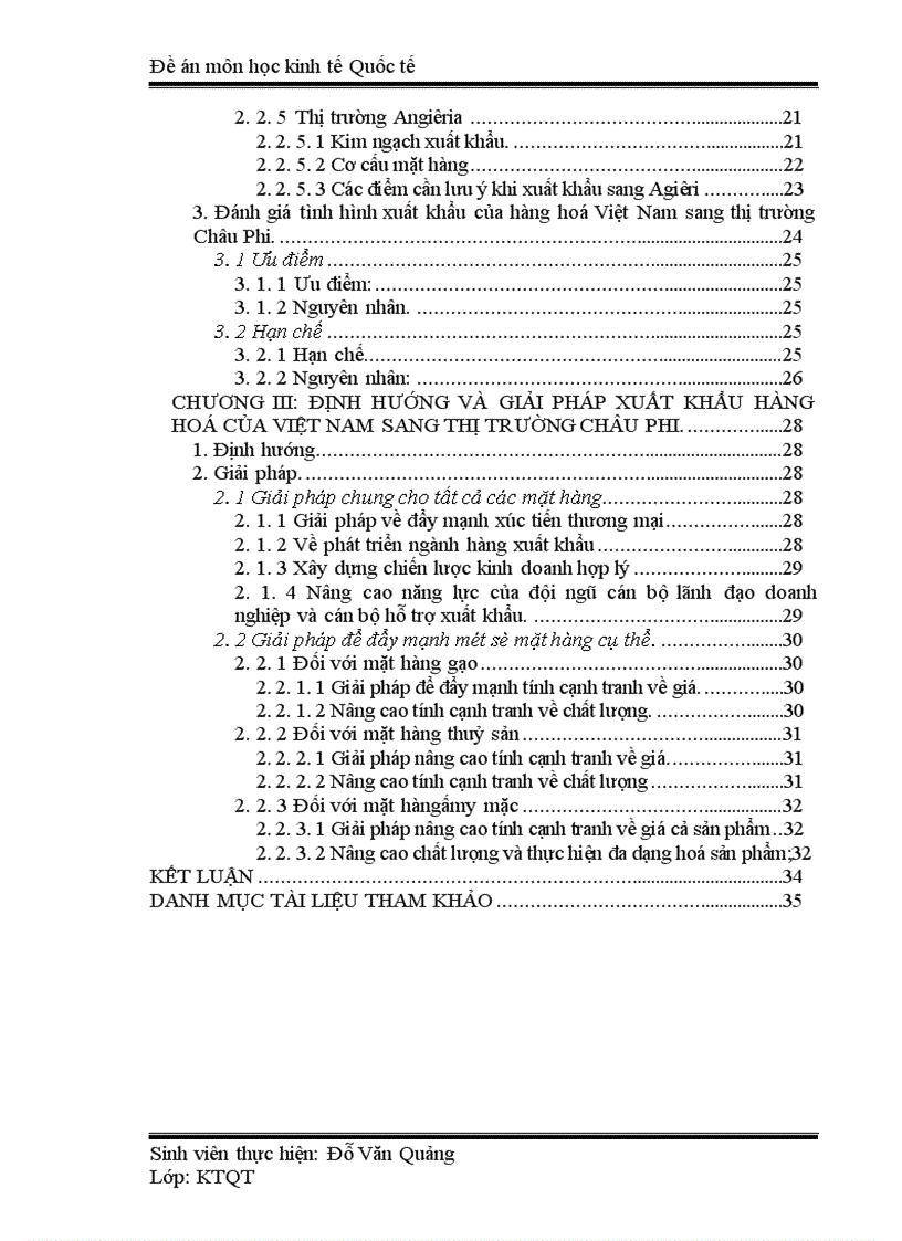 image for page Xuất khẩu hàng hoá của Việt Nam sang thị trường Châu Phi thực trạng và giải pháp