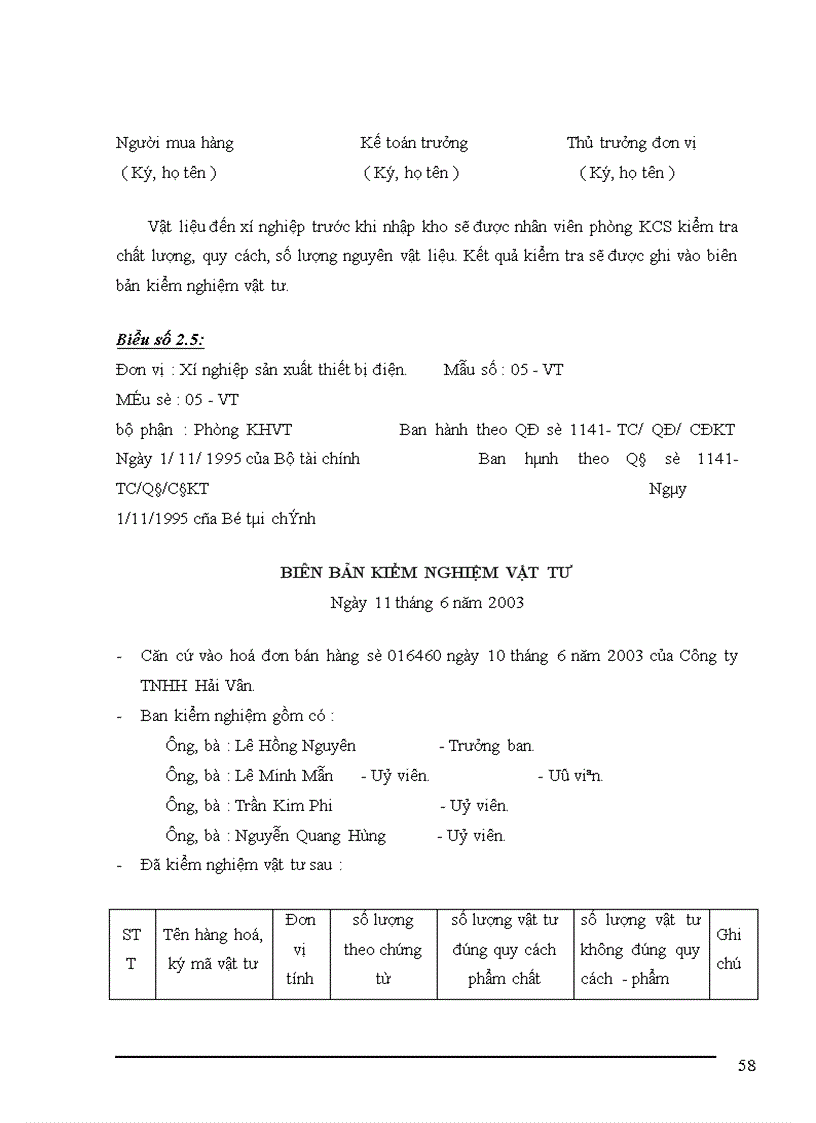 image for page Tổ chức công tác kế toán nguyên vật liệu tại Xí nghiệp sản xuất thiết bị điện 1