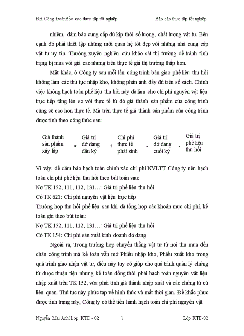 image for page Kế toán chi phí sản xuất và tính giá thành sản phẩm xây lắp tại Công ty cổ phần tư vấn đầu tư xây dựng Thăng Long