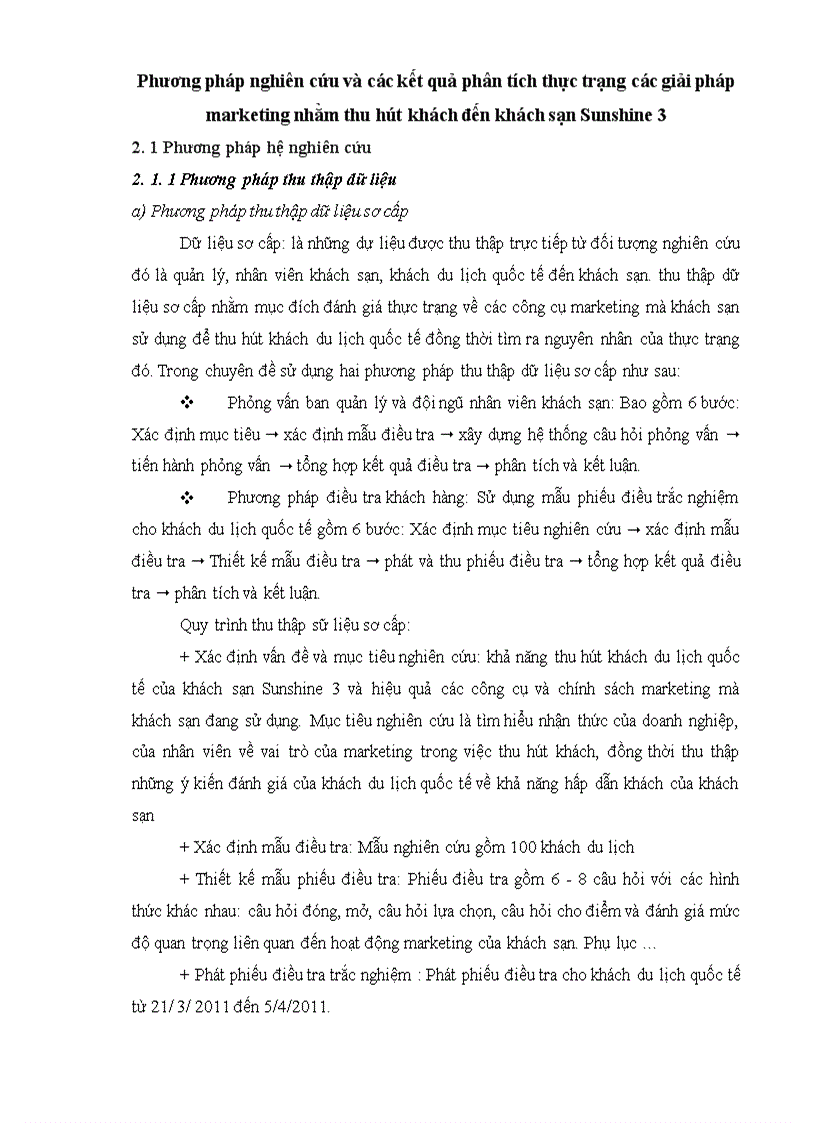 image for page Giải pháp marketing thu hút khách du lịch quốc tế đến khách sạn Sunshine 3