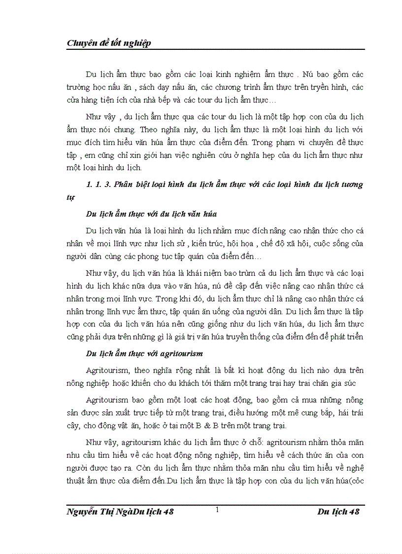 image for page thực trạng phát triển loại hình du lịch ẩm thực tại Việt Nam hiện nay