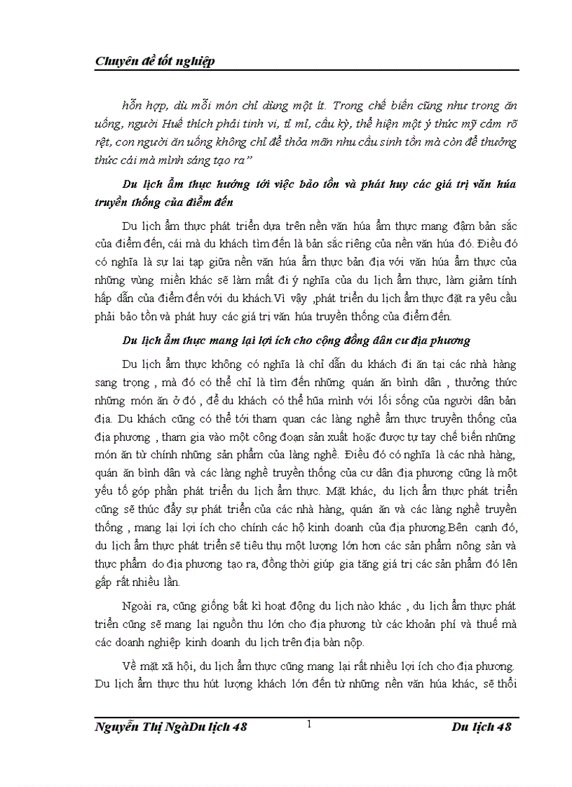 image for page thực trạng phát triển loại hình du lịch ẩm thực tại Việt Nam hiện nay