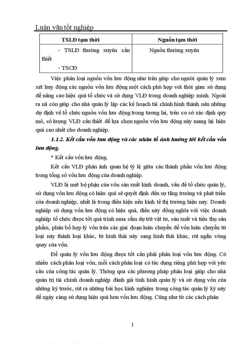 image for page Quản trị và nâng cao hiệu quả sử dụng vốn lưu động tại Công ty In Thương mại Dịch vụ Ngân hàng 1